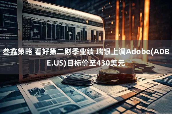 叁鑫策略 看好第二财季业绩 瑞银上调Adobe(ADBE.US)目标价至430美元