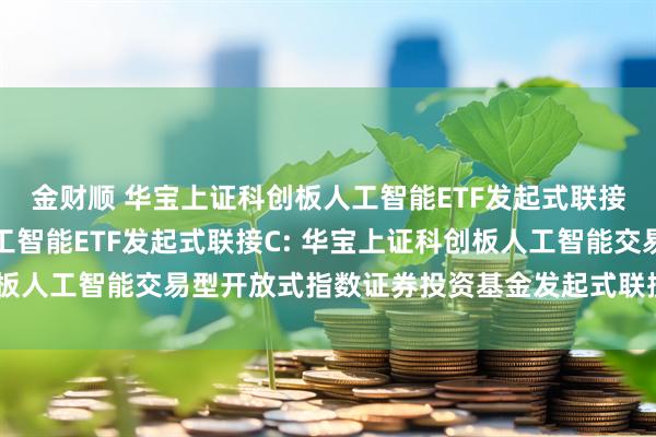 金财顺 华宝上证科创板人工智能ETF发起式联接A,华宝上证科创板人工智能ETF发起式联接C: 华宝上证科创板人工智能交易型开放式指数证券投资基金发起式联接基金基金合同