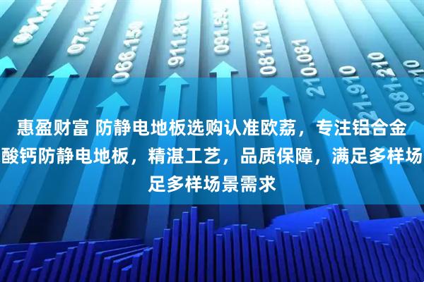 惠盈财富 防静电地板选购认准欧荔，专注铝合金网络硫酸钙防静电地板，精湛工艺，品质保障，满足多样场景需求